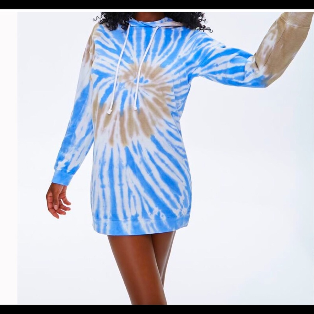 Forever 21 Tie Dye Sweatshirt Dress NWT